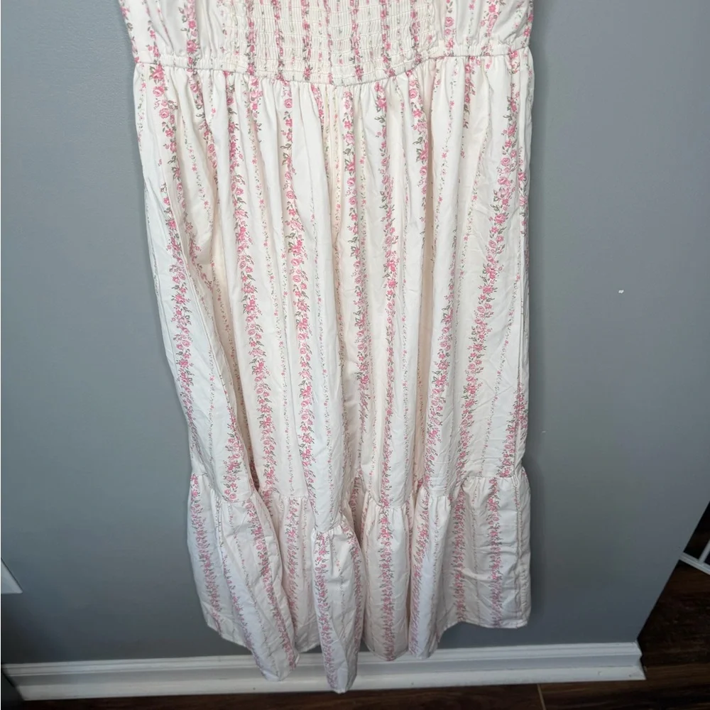 NWT Blu Pepper Ribbon Floral Midi Dress - Flawed - Picture 11 of 14